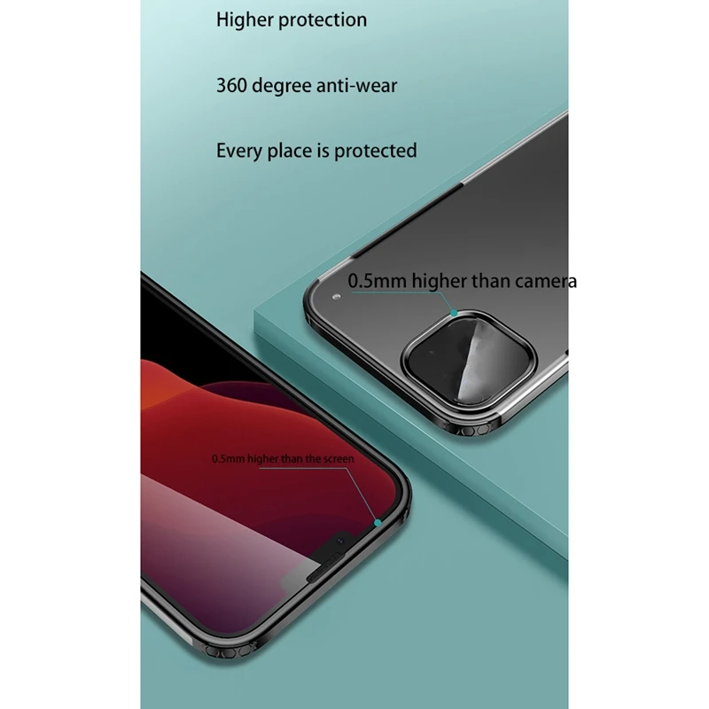 جراب هاتف غير لامع مقاوم للصدمات مضاد للسقوط لهاتف آيفون ، غطاء رقيق شفاف ، جراب حماية