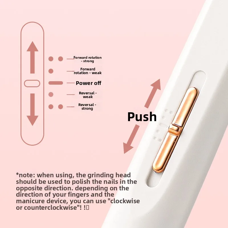 ملمع أظافر كهربائي صغير، أداة صغيرة، مزيل أظافر، مقص أظافر محمول، ملمع أظافر، محمول باليد #3