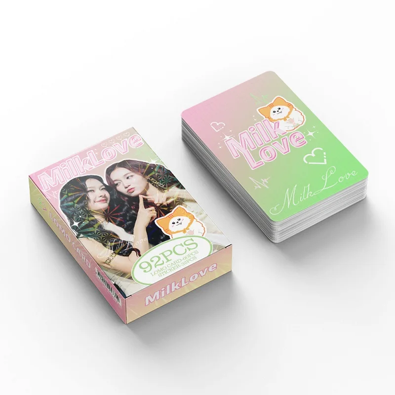 MilkLove Thai GL Star 92Pcs Photo Cards Set Thai Actress 60 Portrait LOMO Cards 32 Decor Stickers For Party & Birthday Gift image 5