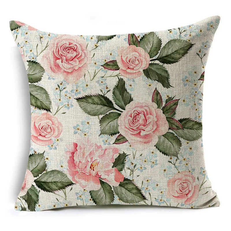 Black Rose Pillowcase, Home Sofa Cushion  Cover, Office Seat Pillow  Wholesale,  Decoration