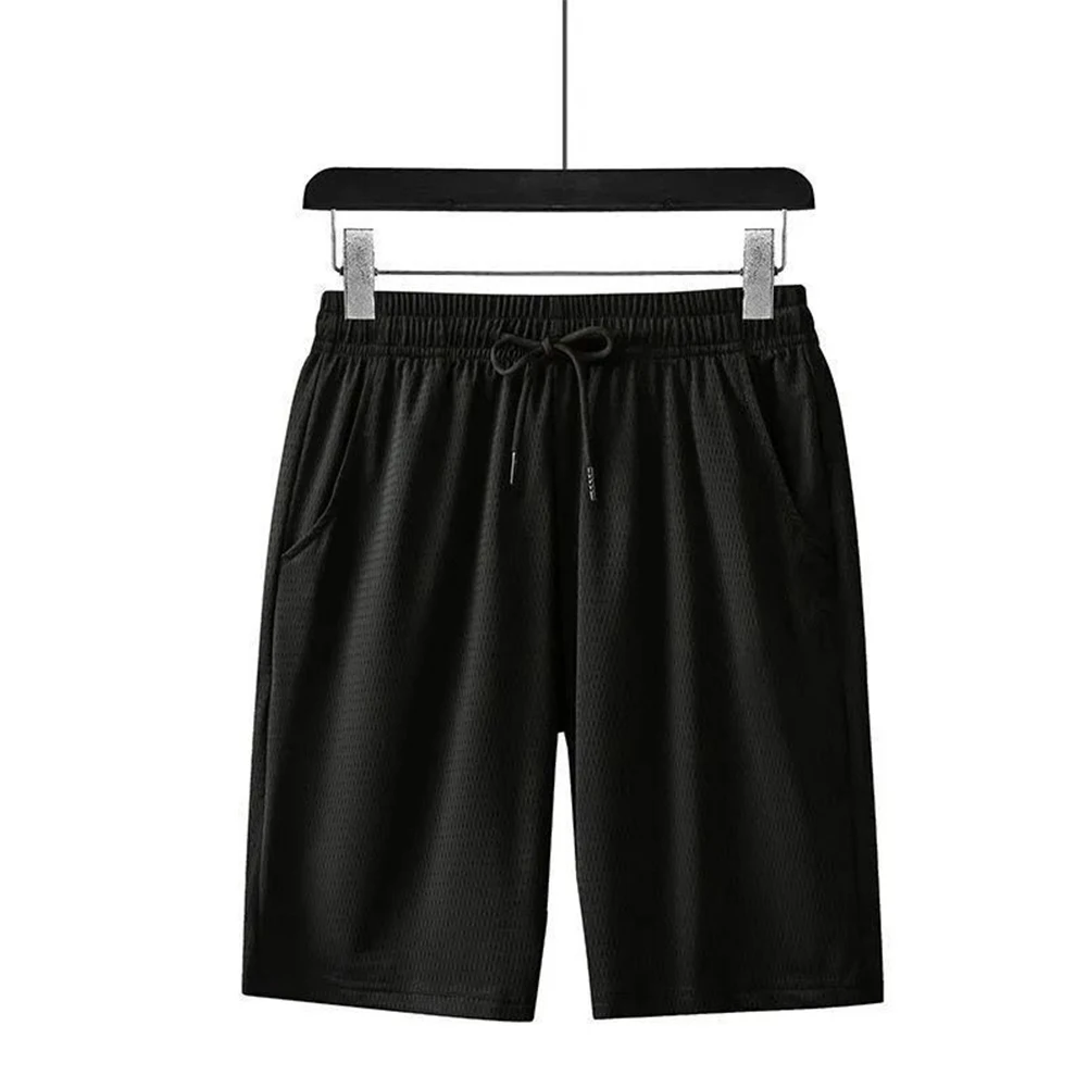 

Casual Summer Pants Men Shorts Outdoor Sports Summer Activities Oversized Fit Solid Pattern Straight Pants Style