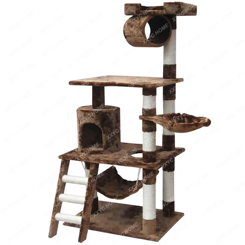 

Cat Climbing Frame Nest Tree Scratching Pole Scratch Toy Villa Cage