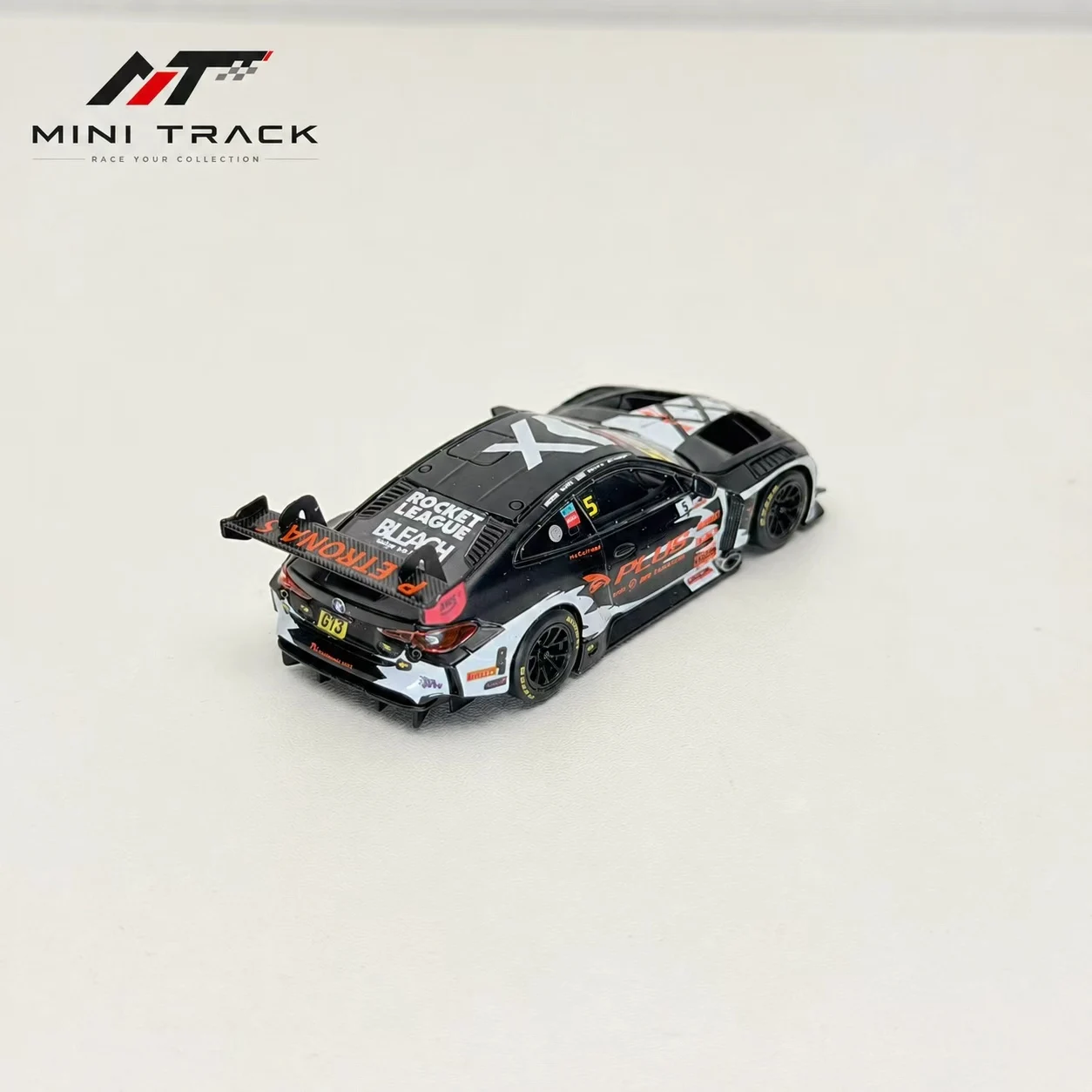 **Précommande** Mini Track 1:64 M4 G82 GT3 Black-White Dragon Modèle de voiture miniature en métal