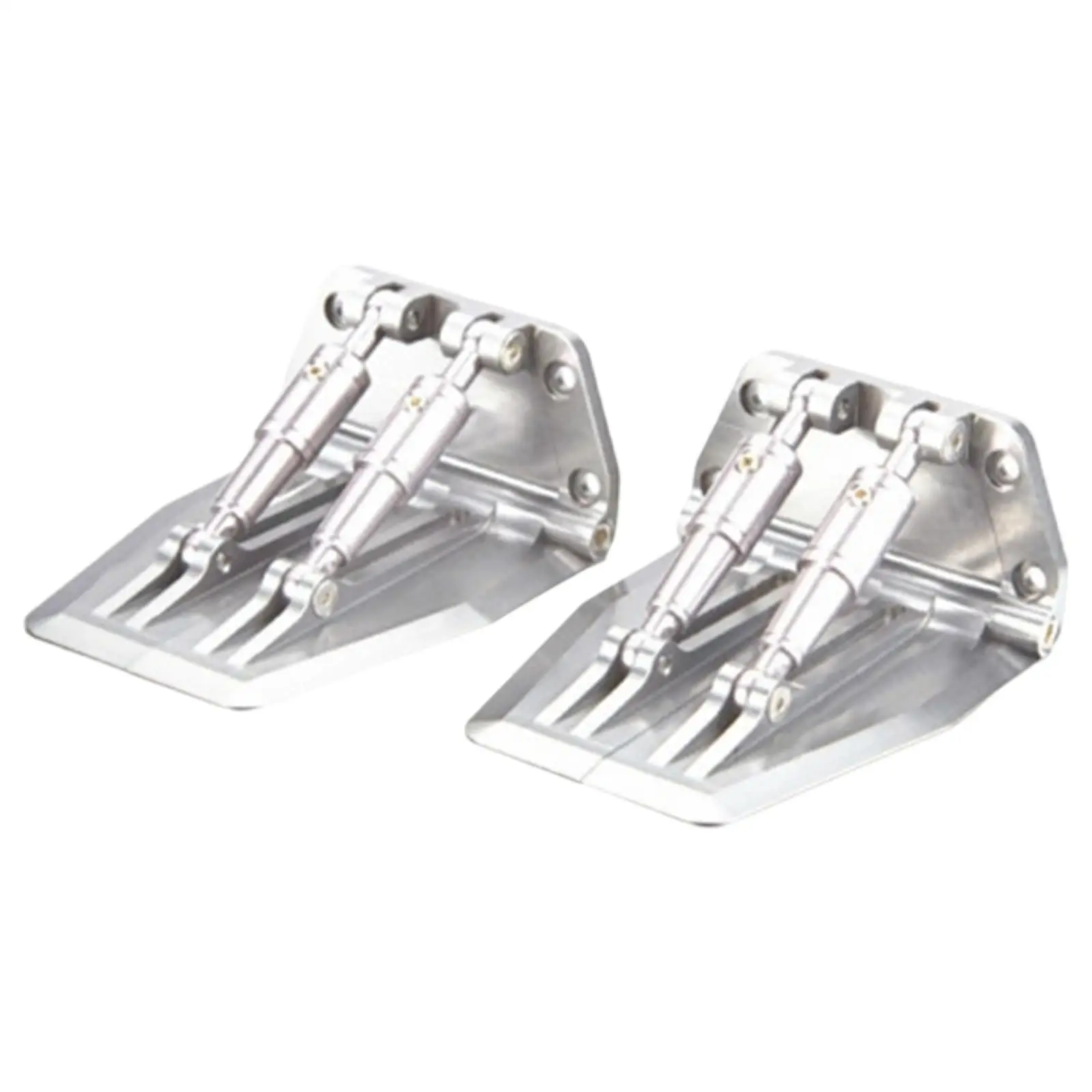 1 paire de rabats de garniture de bateau RC, plaques de pression d'eau, onglets de garniture pour pièces de bricolage