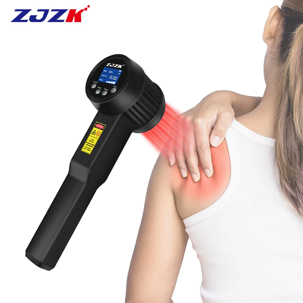 

ZJZK Pro Healing Neuropathy Cold Laser Therapy 650nm Device Pet 808nmx10diodes+650nmx15diodes Red Ligh Muscle Wrist Pain