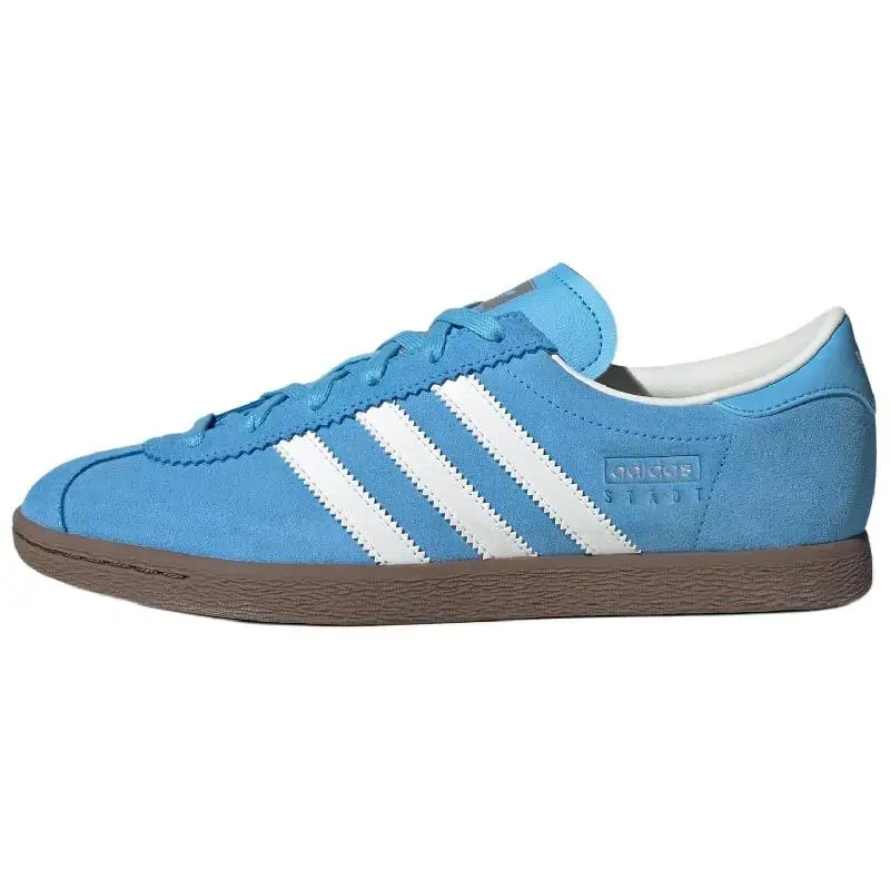 Adidas Originals Stadt Skateboard Shoes Unisex Low-Top Blue Sneakers shoes JR6345