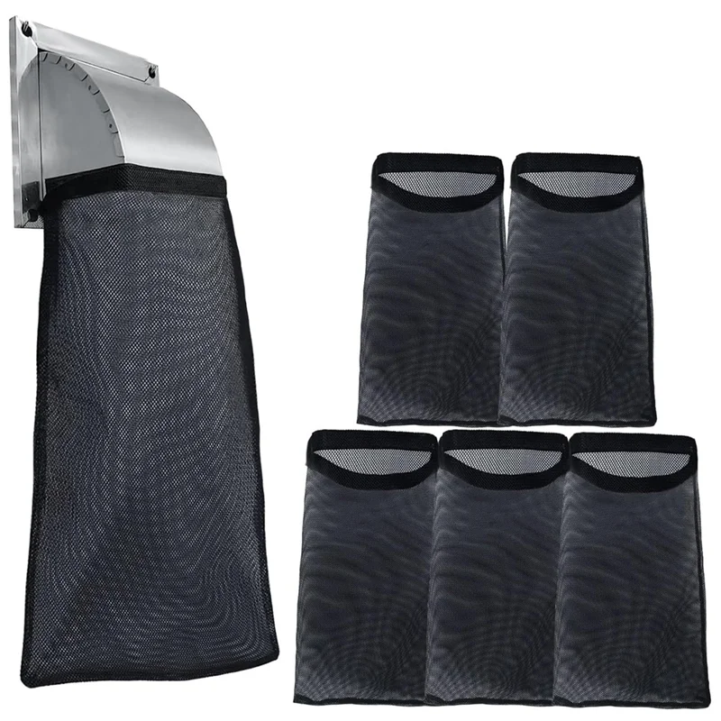 

TAIGH-6Pack Сушильные вентиляционные мешки для ворса Ловушки для ворса Мешок для пыли для уличной сушилки Отверстия для улавливания ворса и пыли Прочный Простой в использовании