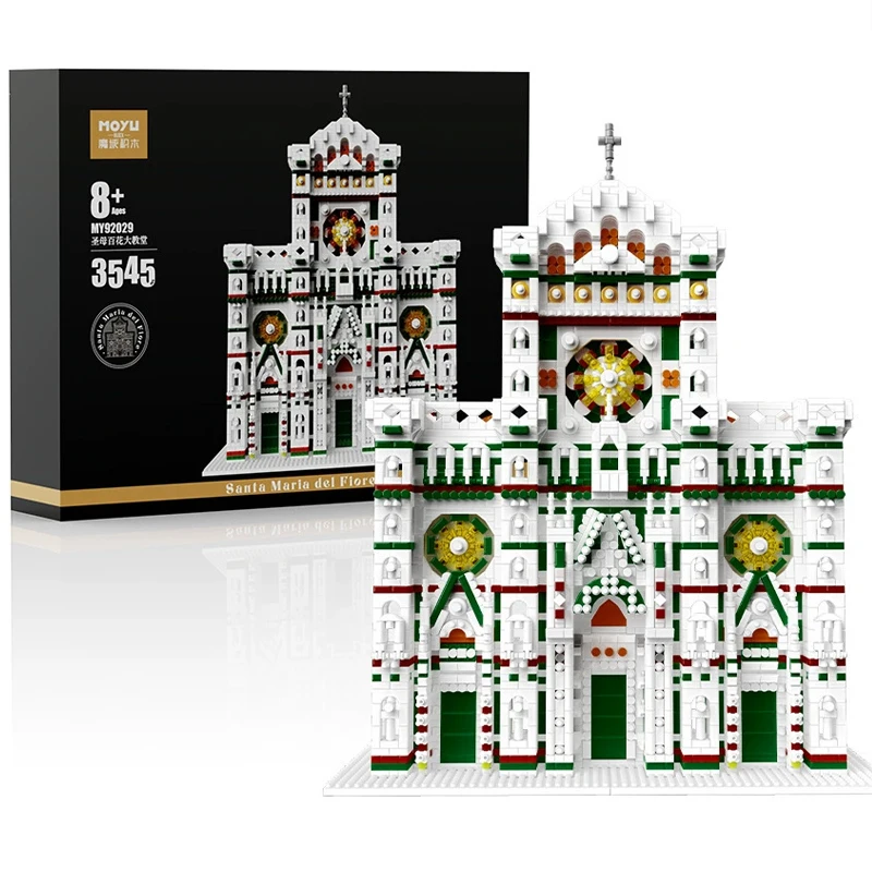 

3545PCS The Cathedral of Santa Maria del Fiore Micro Building Blocks Architectural Modular Model Bricks DIY Toys for Kids Adult