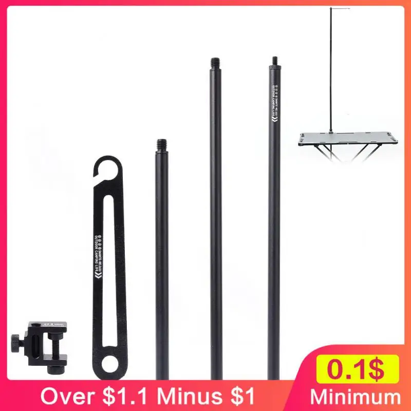 Convenient Outdoor Light Rack Equipped Storage Bag Desktop Storage Bracket Desktop Light Stand Aluminum Alloy Camping Light Pole