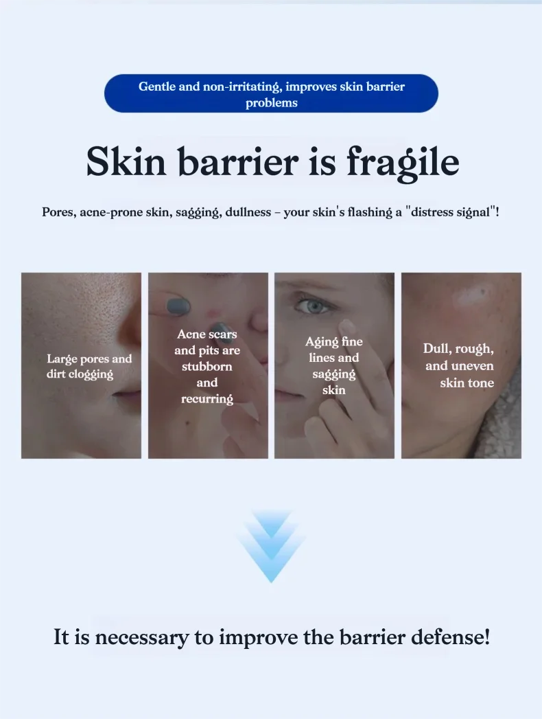 Blaues Kupfer Gefriergetrocknetes Pulver Ampullen-Serum Reparatur Barriere Straffend Feuchtigkeitsspendend Verjüngend Haut-Booster-Serum-Set – Detail 2