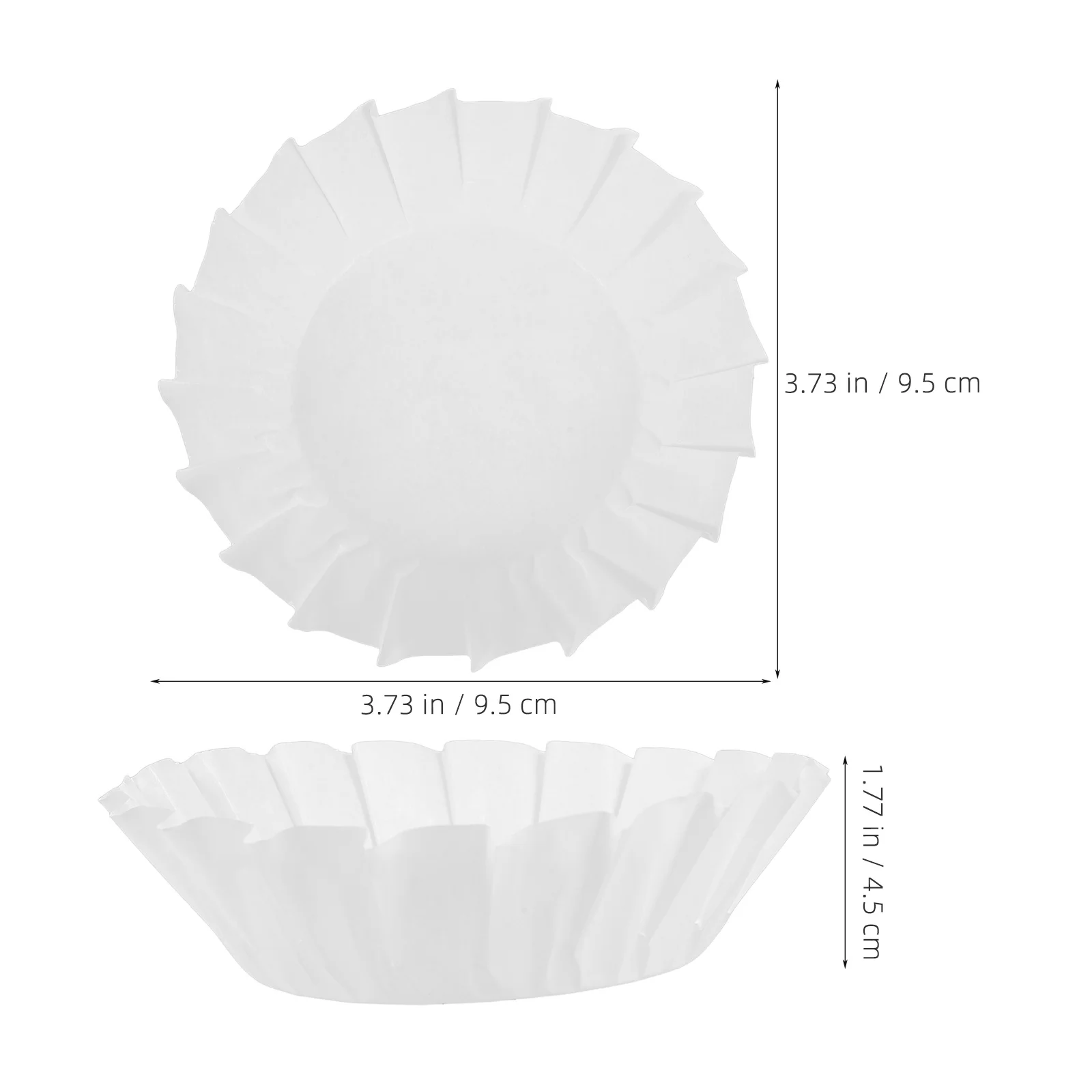 

50Pcs Basque Cake Liners Oil Water Stick Resistant Baking Supplies Cupcake Wrappers Cupcake Liners Basque Cake Cups