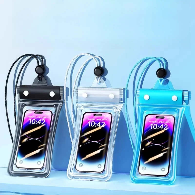 

Mobile phone waterproof bag can touch screen swimming takeaway special rider rainy day waterproof sealed bag airbag diving