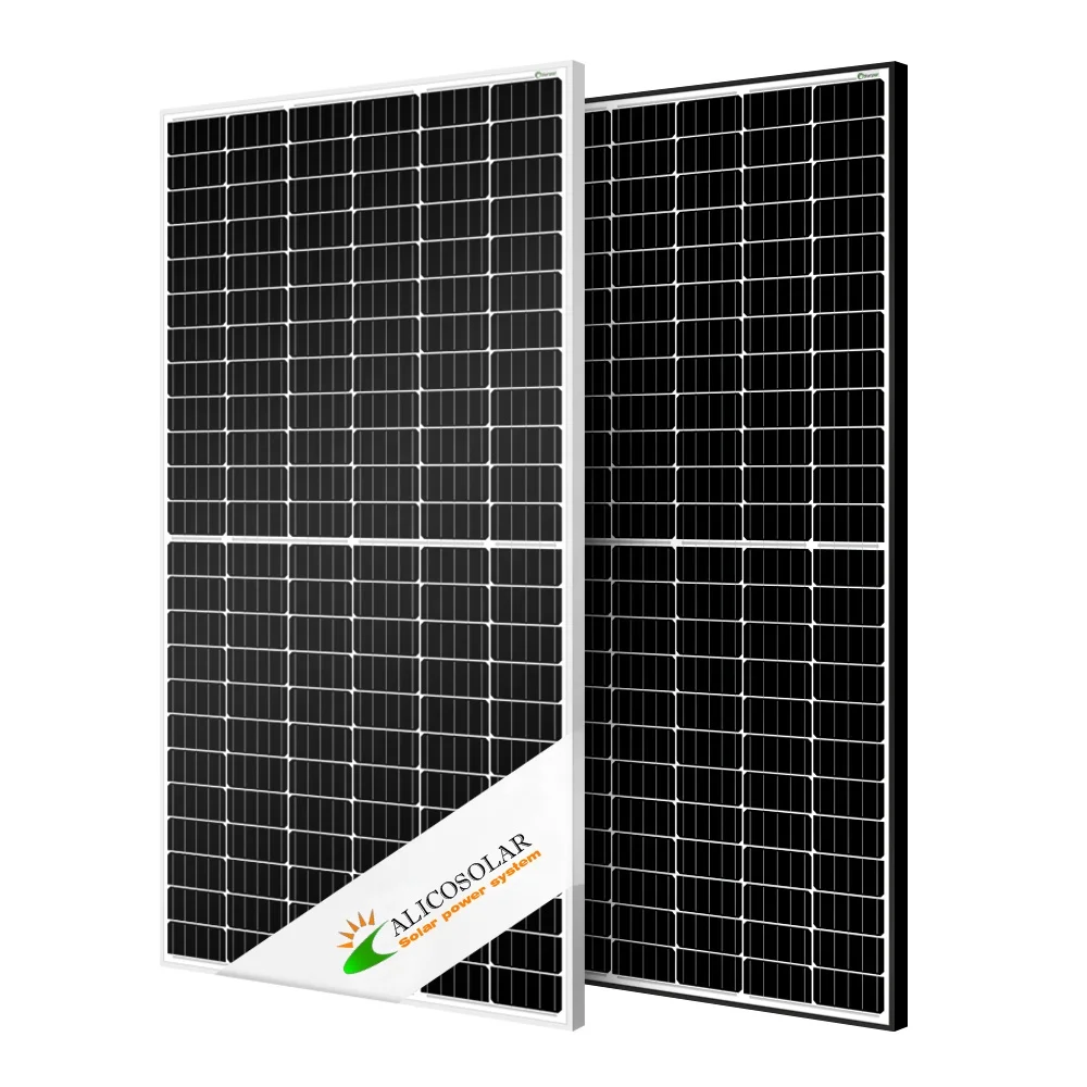 7 Superior Efficiency mono half cell 400 watt solar panel 144 cells with TUV ISO CE certificates for home use