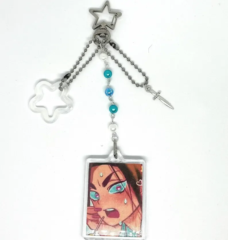 شعبية أنيمي الغريبة المرحلة Chibis سلاسل المفاتيح للنساء اكسسوارات حقيبة Luka Ivan Till Mizi Hyuna Sua Keyrings مجوهرات المشجعين الهدايا