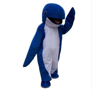 New Adult Best Sale Lovely Blue Whale Suit Animal Cartoon Mascot Costume Christmas Fancy Dress Halloween Mascot Costume