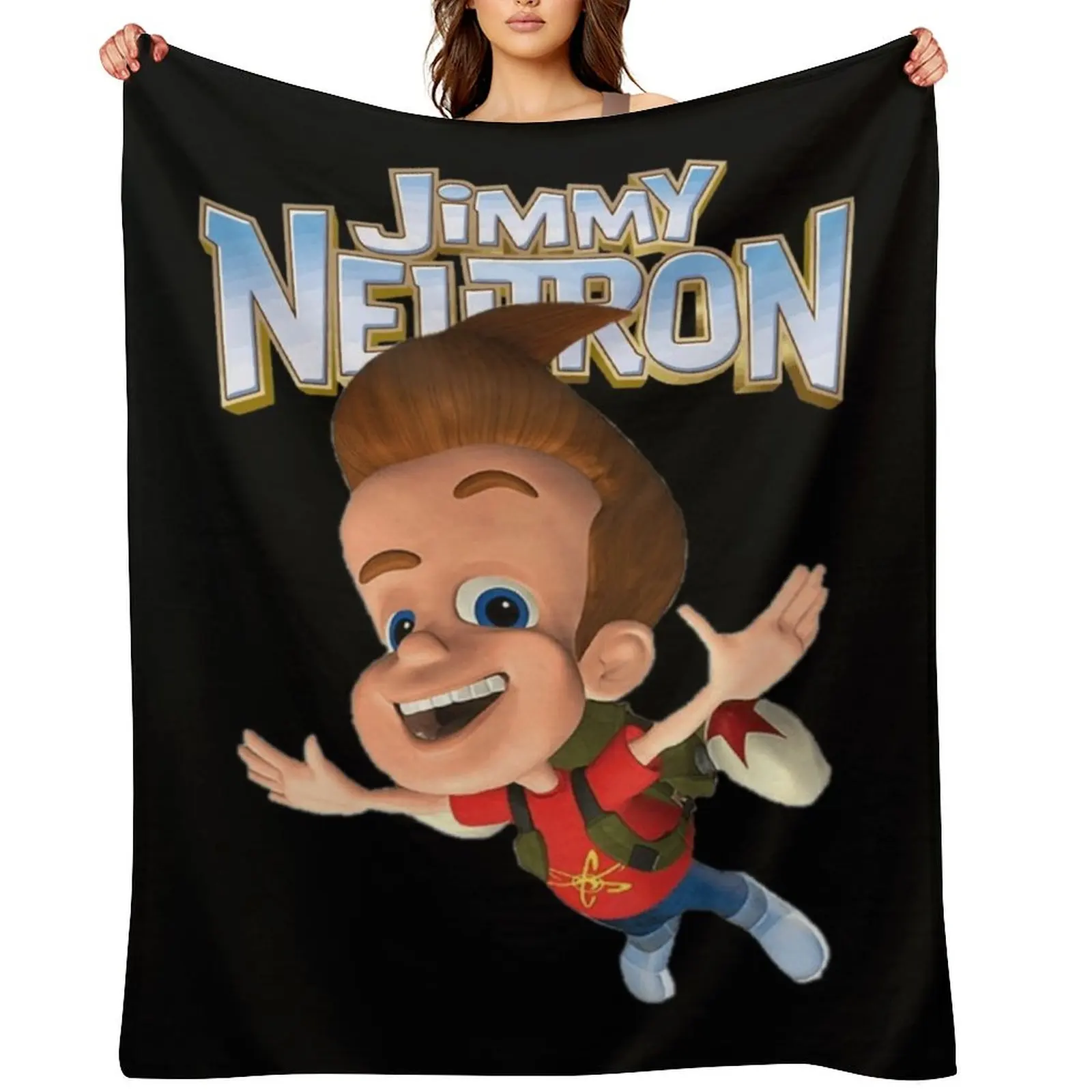 

Jimmy Neutron Gotta Blast! Throw Blanket Furrys Luxury Designer Softest Blankets