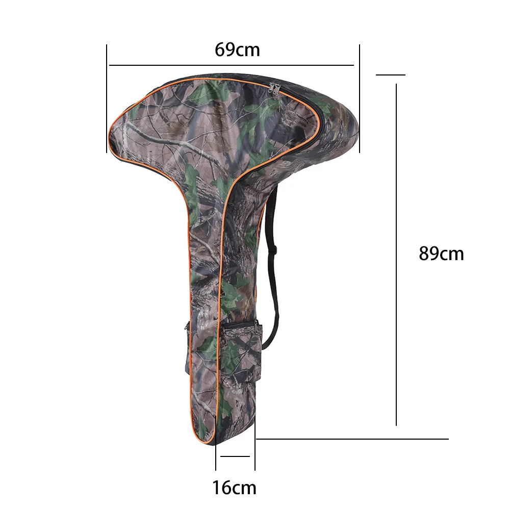 1PC w kształcie T torba z kokardą futerał do przenoszenia torba do przechowywania kuszy regulowana łucznictwo myśliwskie opakowanie na łuk torba do przechowywania kuszy