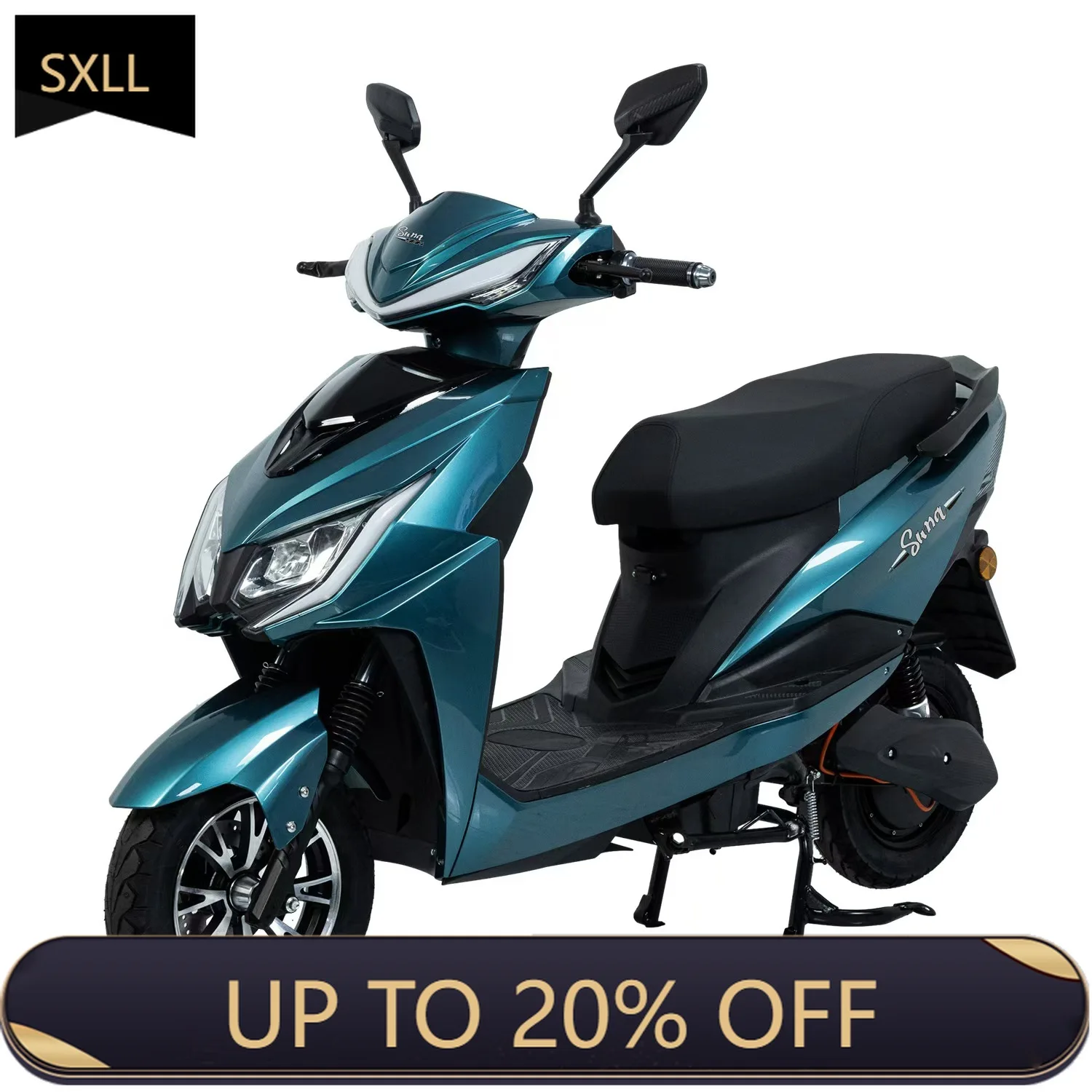 

SXLL High-speed 1000W two-wheeled adult electric motorcycle 60v voltage steel frame sensor tube rear wheel hub motor wholesale