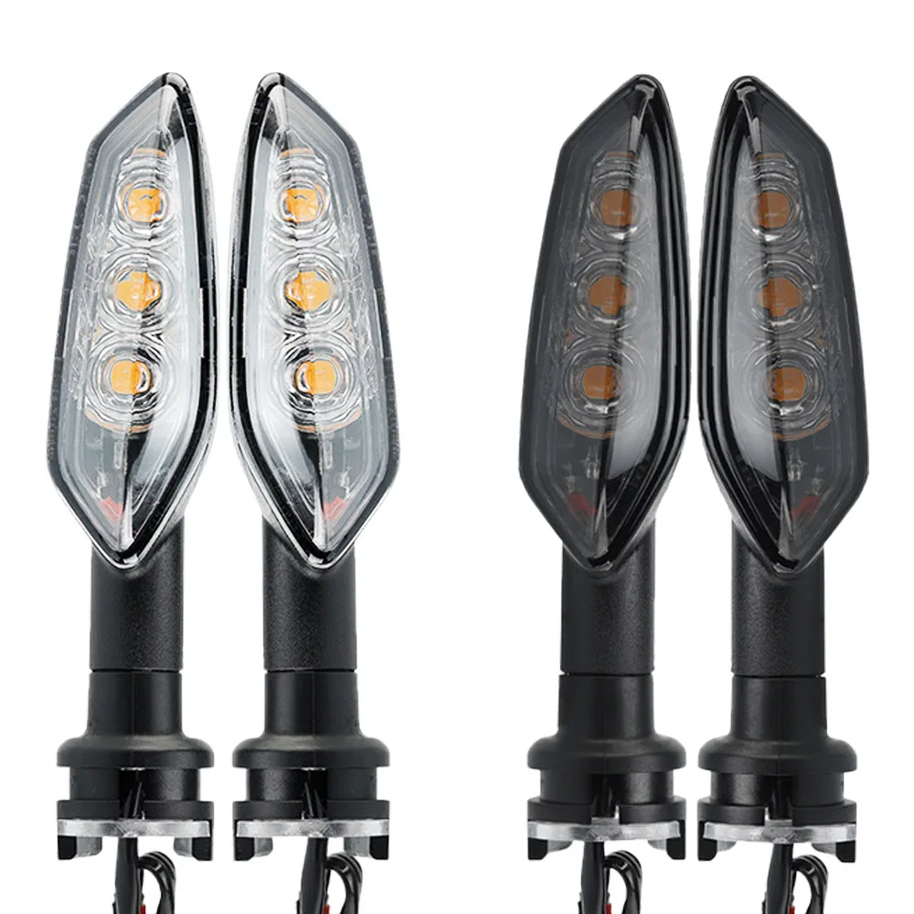 12 فولت الضوء الأصفر دراجة نارية مؤشر LED دراجة نارية بدوره إشارات أضواء صالح لياماها MT-15 M-SL AZ 150 2016-2015