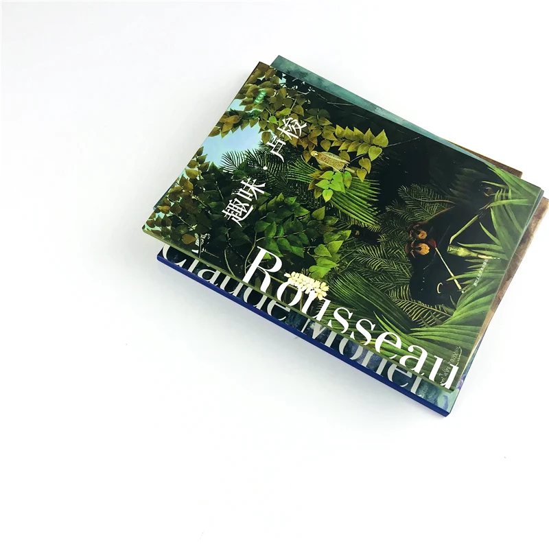 12 Sheets/Set Claude Rousseau Oil Painting Greeting Postcards Interesting Birthday Gift Message Cards