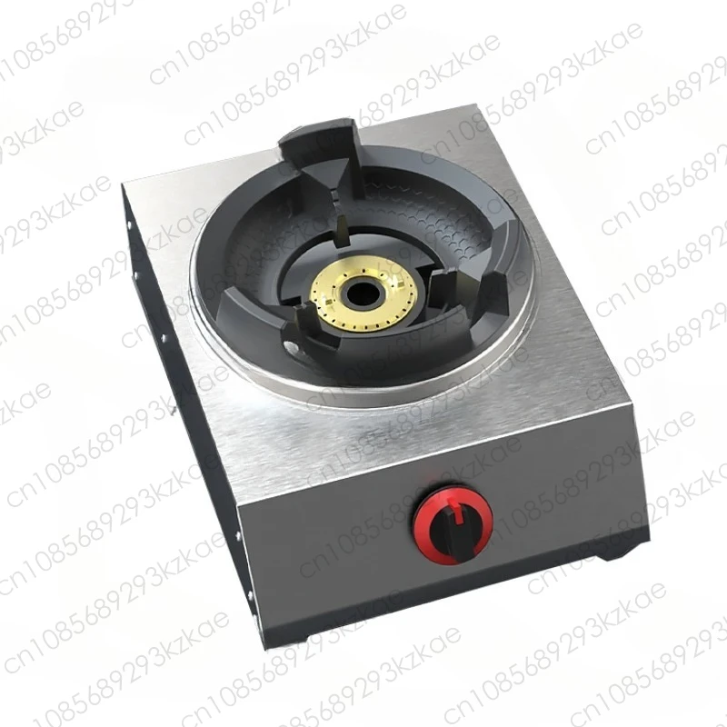 Shaped Single Stove Household Liquefied Petroleum Gas Pulse Electronic Ignition  Thickened Stainless Steel Gas Stove