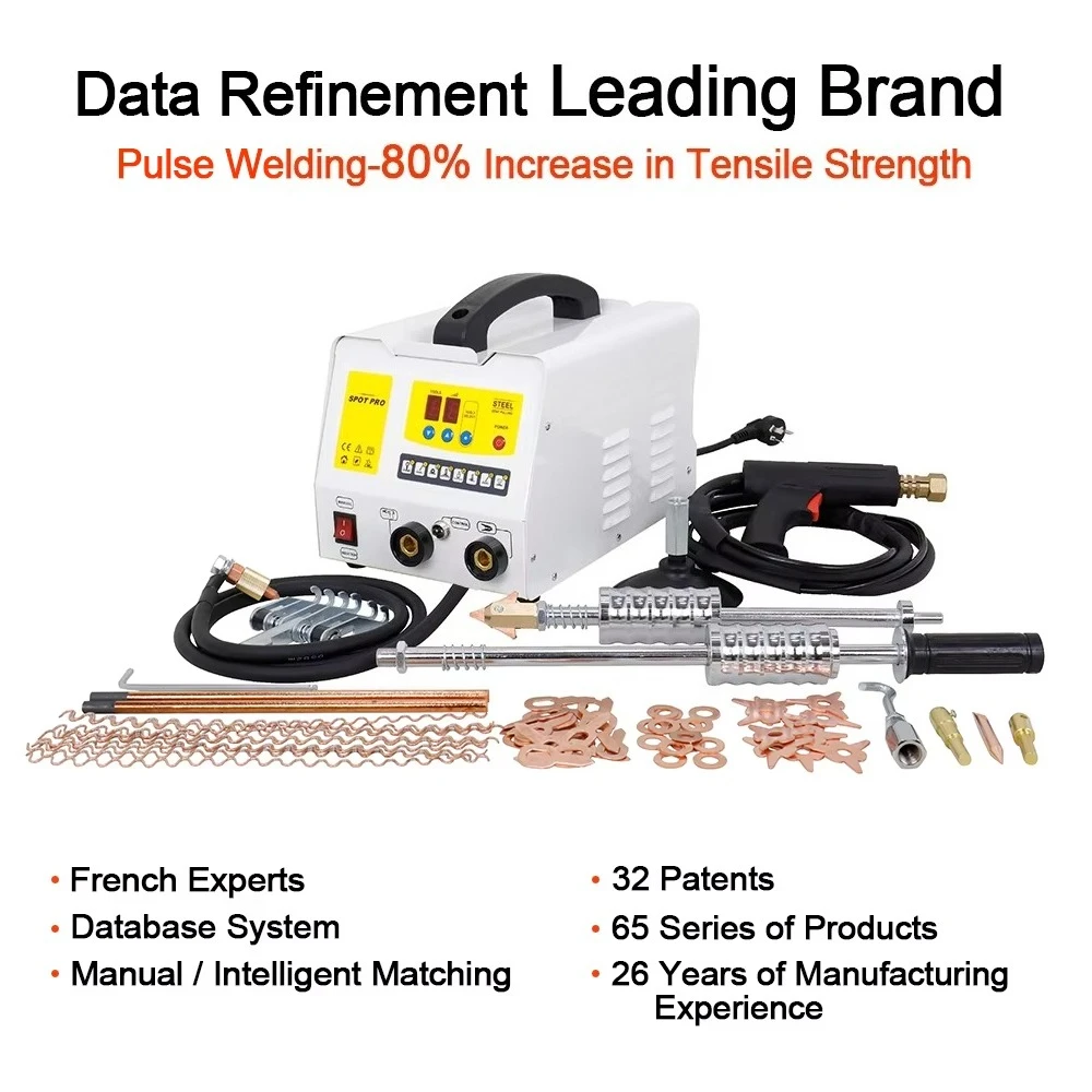 M90E Dent Puller and Spot Welder Machine Steel Metal Car Body Repair Equipment Spot Welding Electric Spotter for Auto Workshop