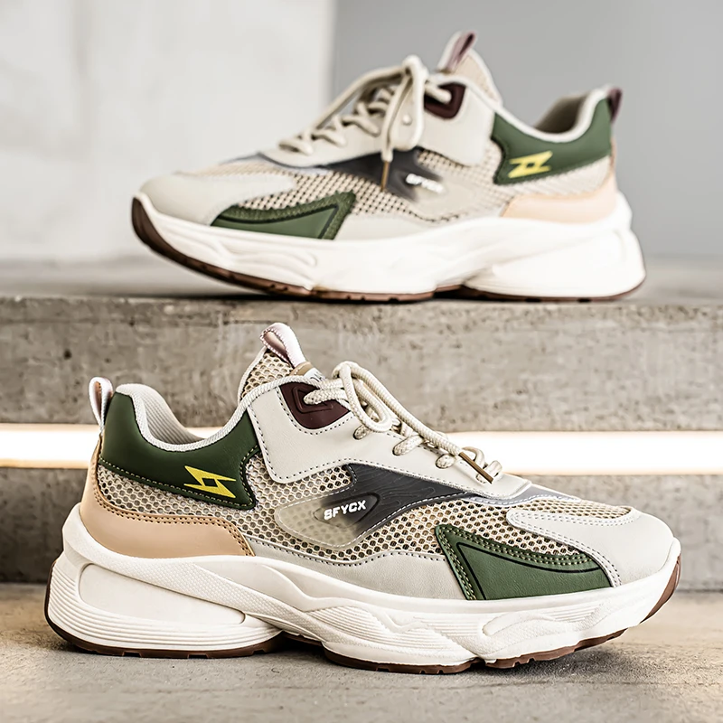 

Мужские теннисные туфли, летние дышащие нескользящие кроссовки, модельер, удобная мягкая подошва, мужские кроссовки Zapatos Casuales