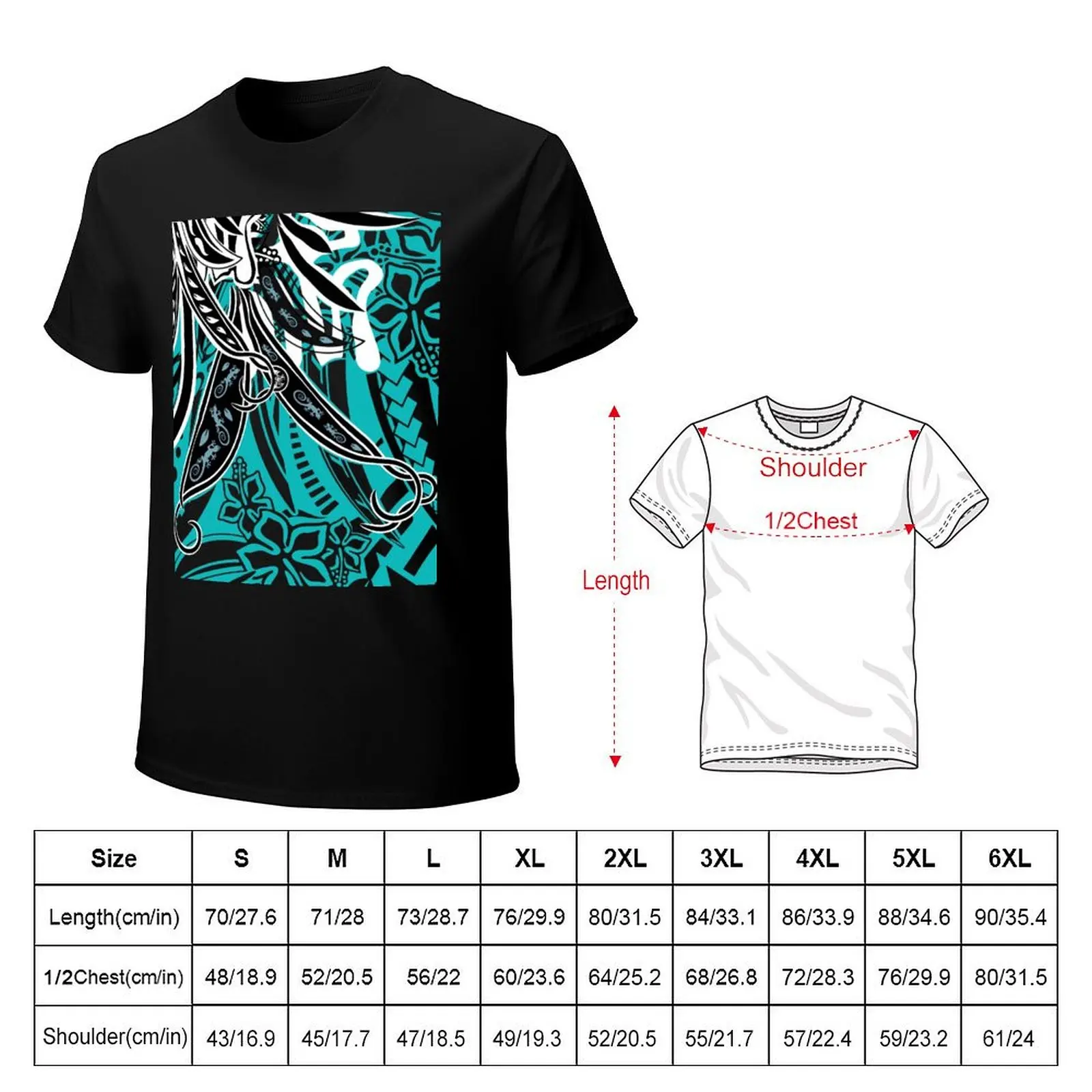Hawaiian - Polynesian - Samoan Village Tribal Threads T-Shirt printed t shirts for man T-Shirt