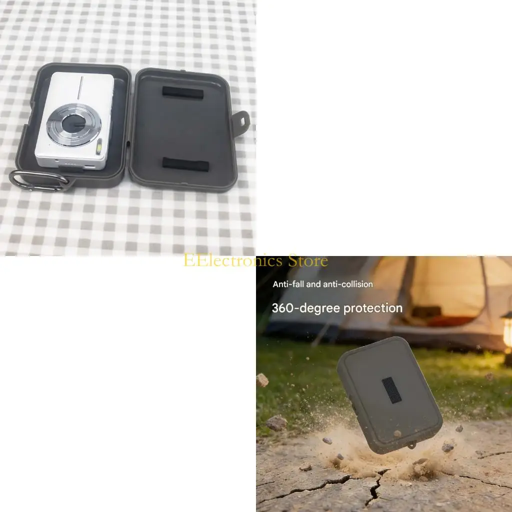 B03C Travel Friendly Camera Storage Box Protective Case Small Camera Accessories