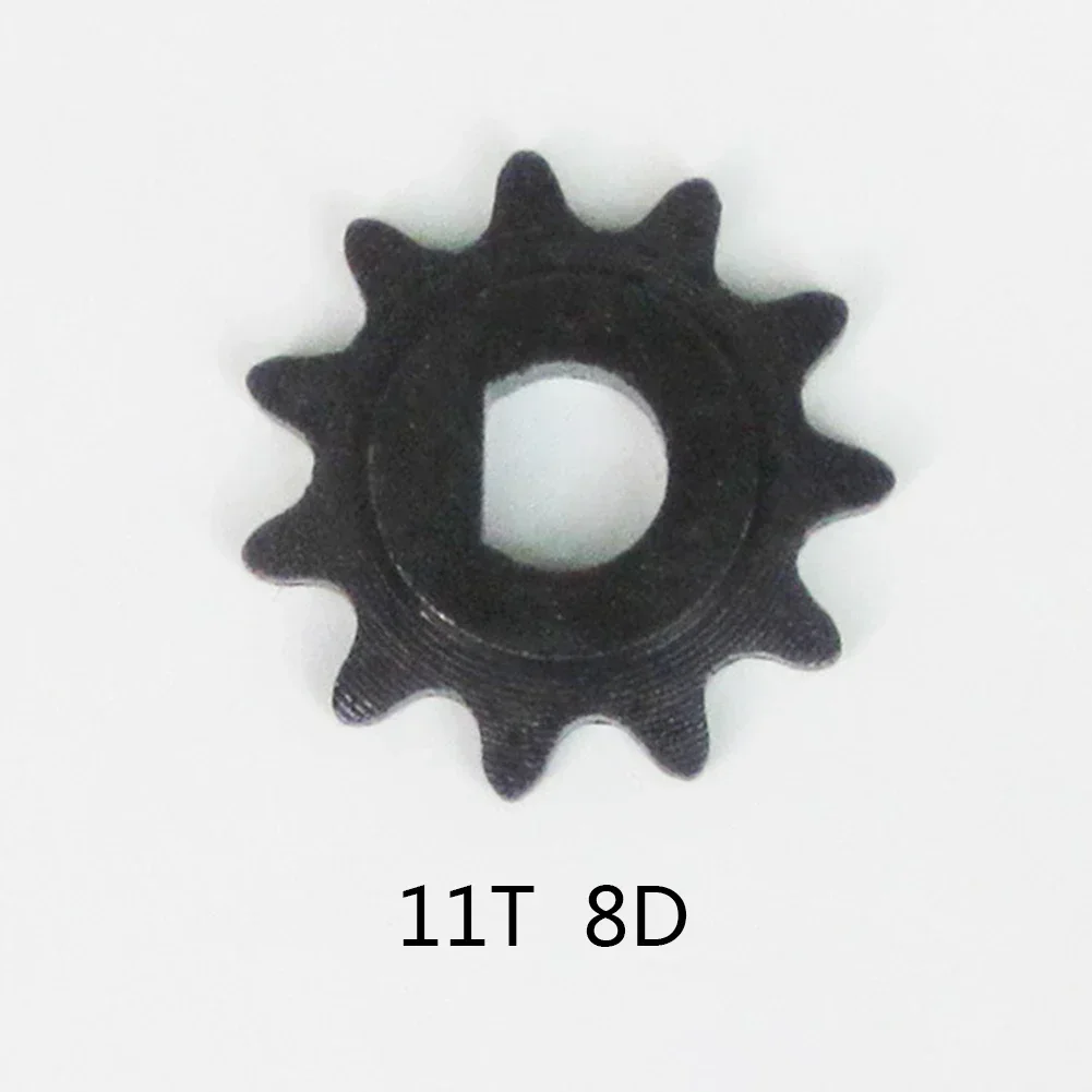 11 Teeth Sprocket 8mm Inner diameter Black D Type Mounting Hole High Speed Motor Pinion High quality Practical