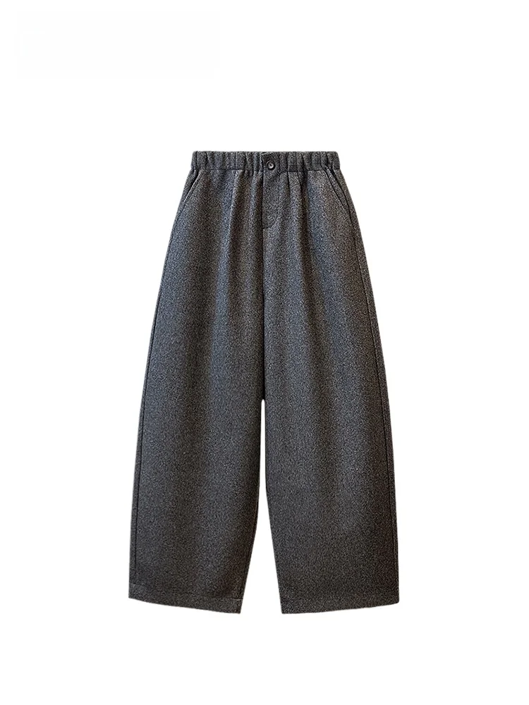 

High Waist Fce Lined Slimming Harlan Pants for Women plus Size Warm Faionable Early Summer New Sle Casual Straight Leg...