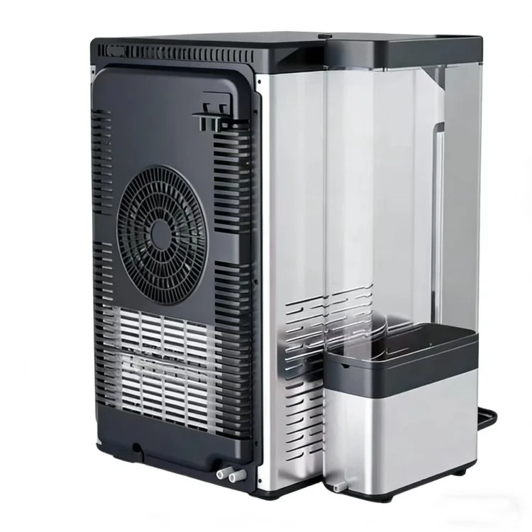Automatic Home Ice Maker 220V One Button Start Auto-cleaning 1.3L Ice Storage Capacity Nugget Ice Energy Saving