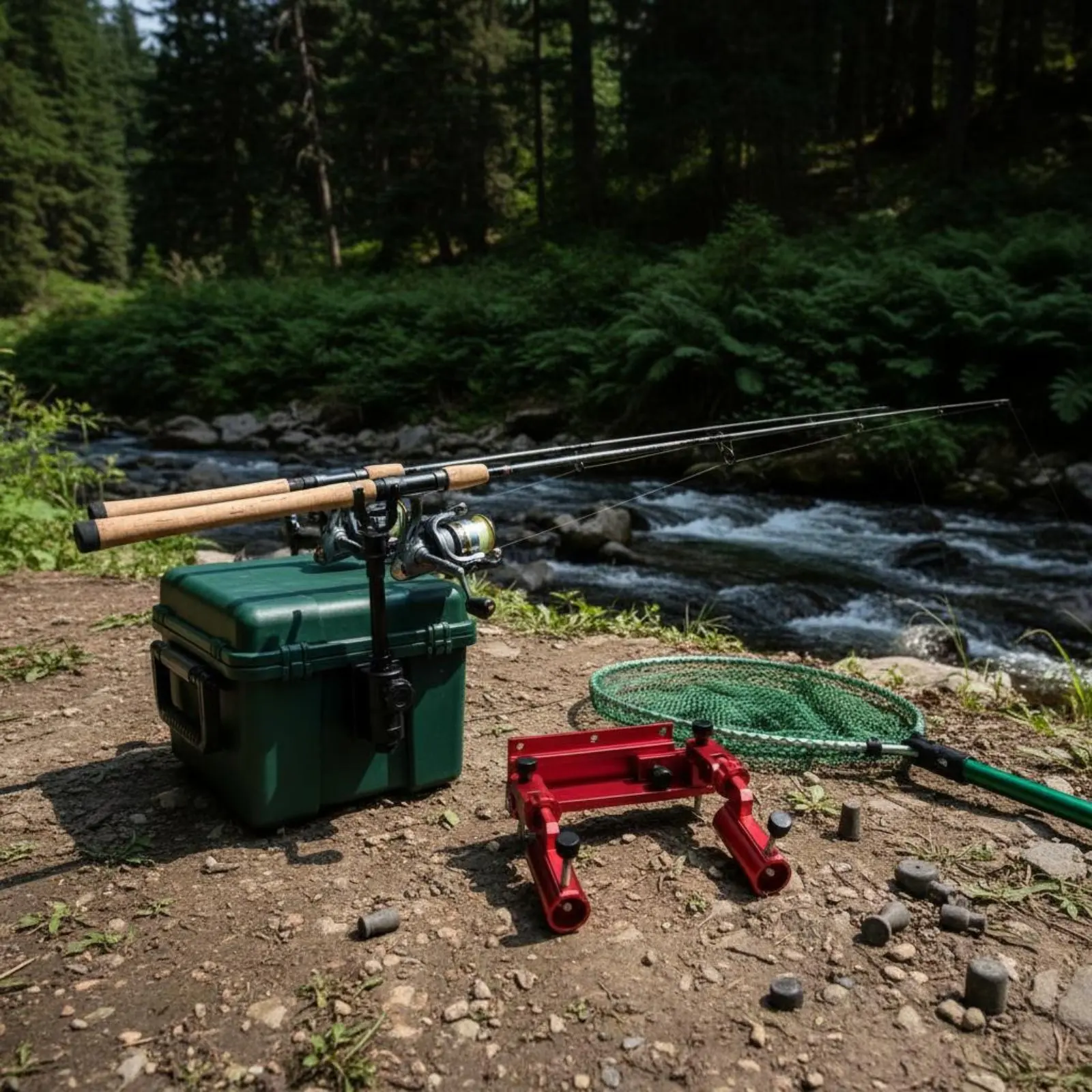 

Угловой держатель для двух удилищ из алюминиевого сплава, регулируемый, складной, для рыболовного ящика