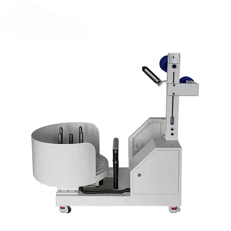 Maquinaria y equipo de bucle automático de tubos de alambre, alimentador de estante de alambre móvil, máquina de pago
