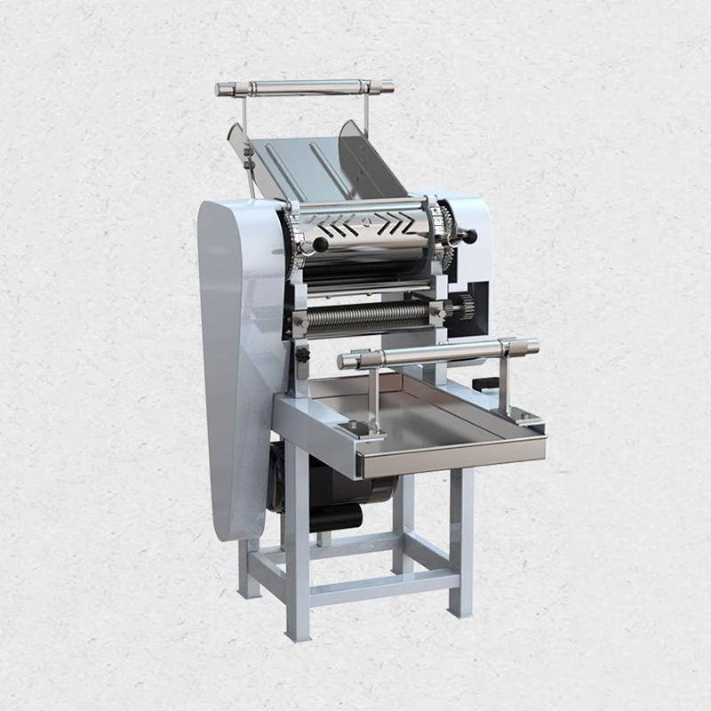Rodillo eléctrico de masa de acero inoxidable, máquina de prensado de fideos, multifuncional y completamente automática, fabricante comercial de Pasta de escritorio