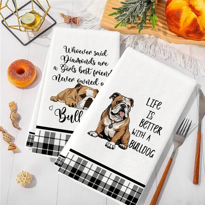 قطعتان، مناشف مطبخ بتصميم الكل - مراجعة Kitchen Baking Quotes وسعره