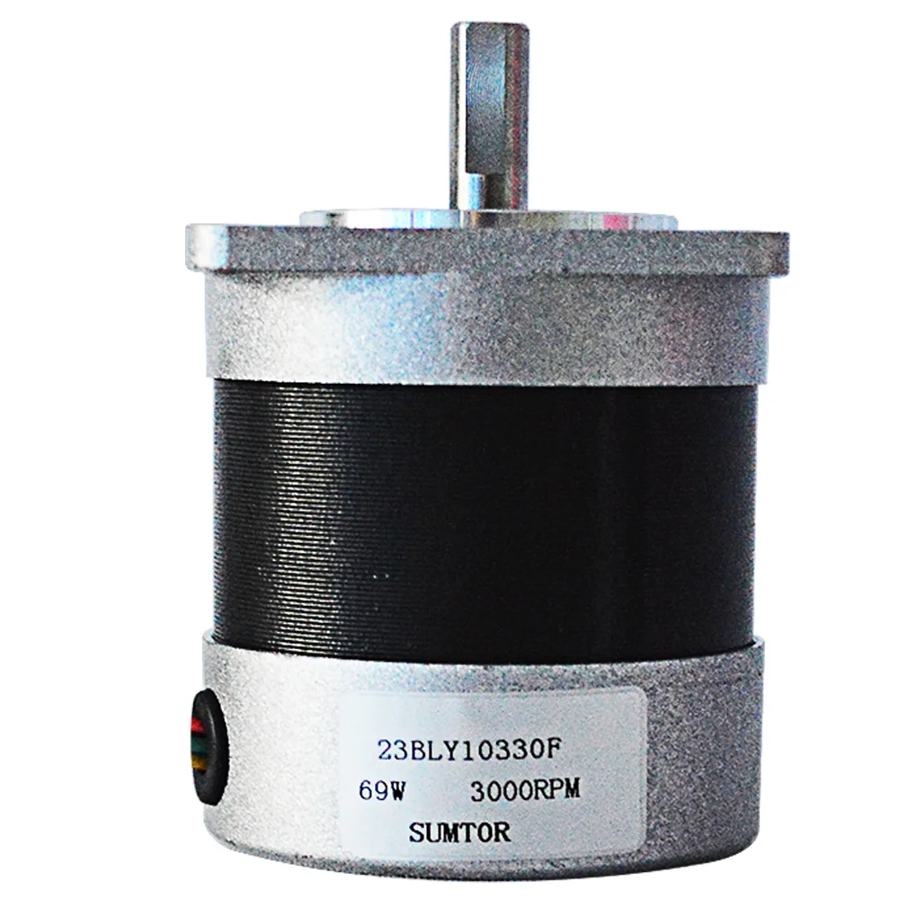 24v-103w-dcブラシレスモーター-高トルク-角フランジ付き