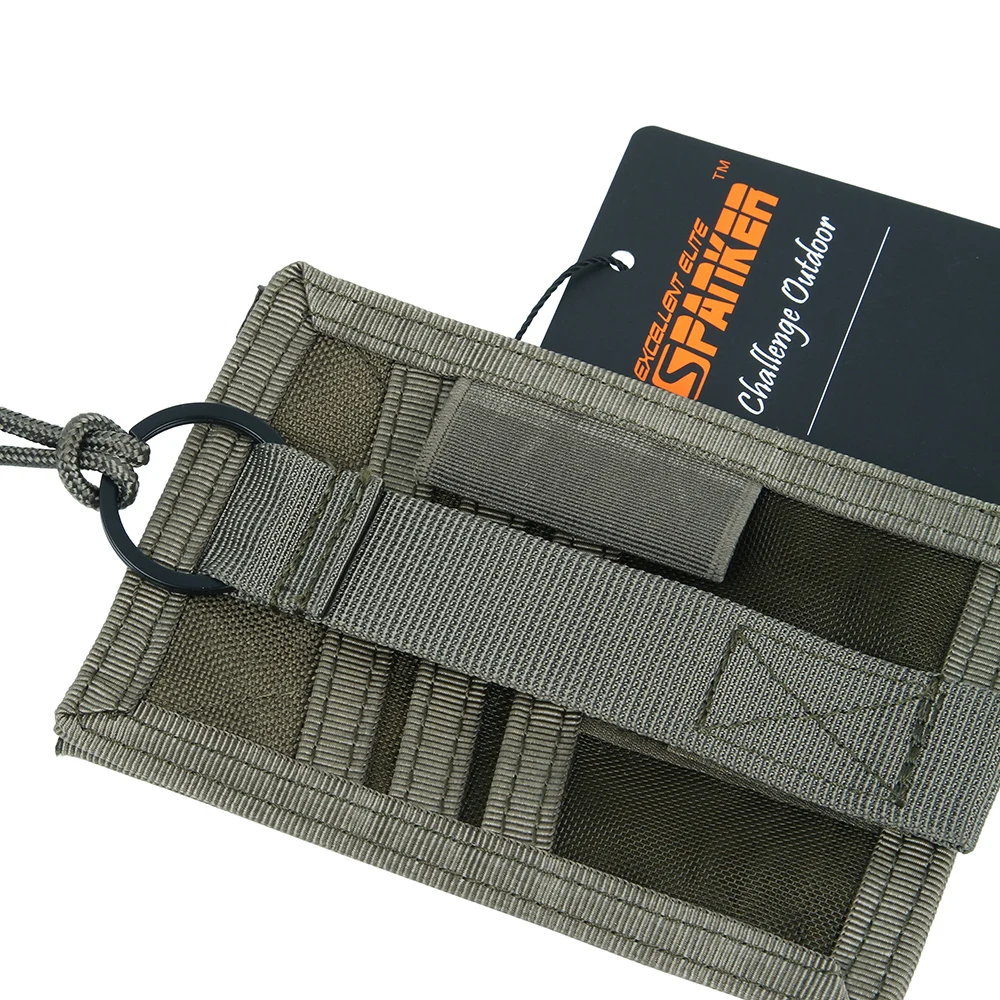 Doskonała ELITE SPANKER Tactical etui na dowód Patch smycz na szyję Credit Organizer do kart etui regulowana smycz na szyję