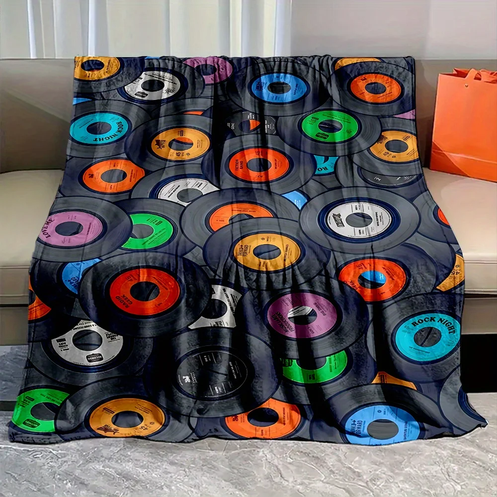 1pc Soft and Warm Cozy Music-Themed Catcher Blanket - Perfect for Sofa, Office, Bed, and Camping - Multipurpose Gift for All Sea