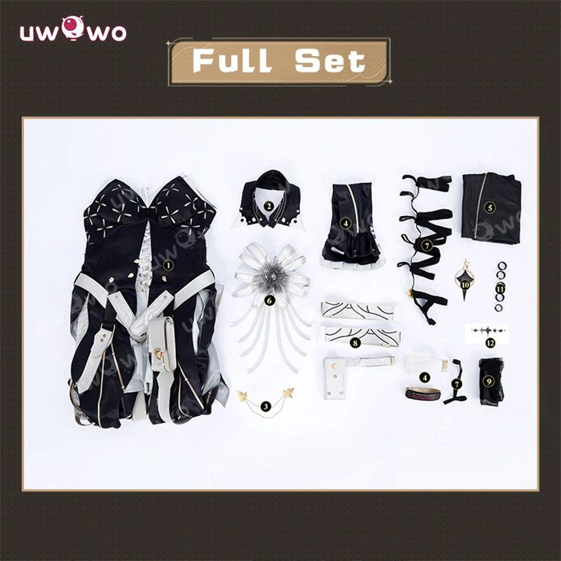 UWOWO Phrolova Cosplay Collab Series:Game Wuthering Waves Phrolova Alter Dark Cosplay Costume XS-2XL Halloween Costume