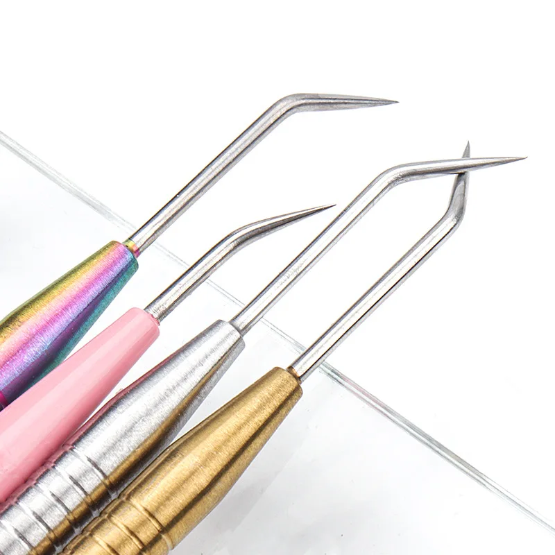 1PCS/2PCS Stainless Steel Heated Eyelash Tool, Colored Lash Separator Wand Beauty Accessory
