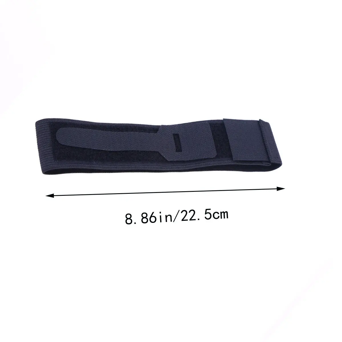 Catheter Strap Leg Holder Elastic Adjustable Hook Loop Fastening System Stabilizes Catheter Without Restricting Movement Black