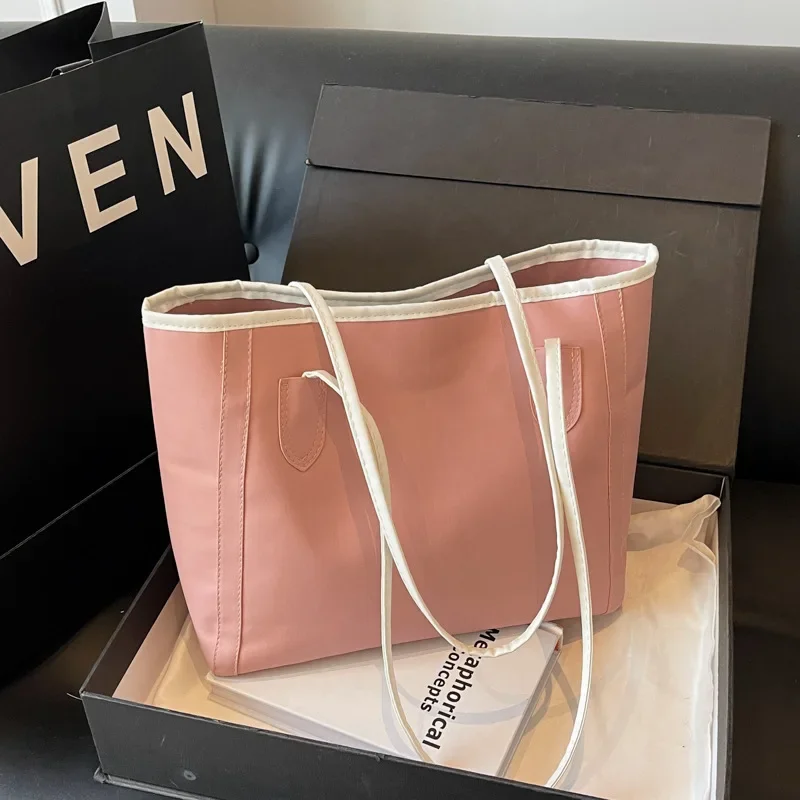 

Casual retro tote bag women's bag large-capacity commuter bag