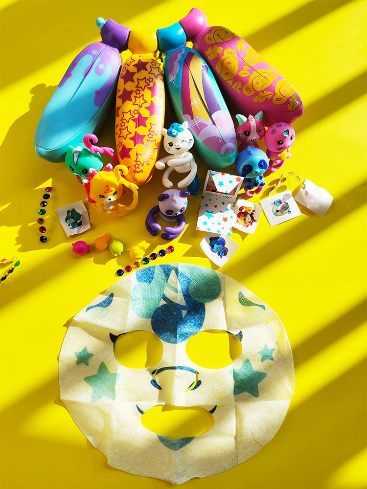 Genuine Surprise Banana Blind Box Animal Elves Banana Figures Toy Girl Fashion Doll Ring Pendant Model Collection  Girl Gifts view 6