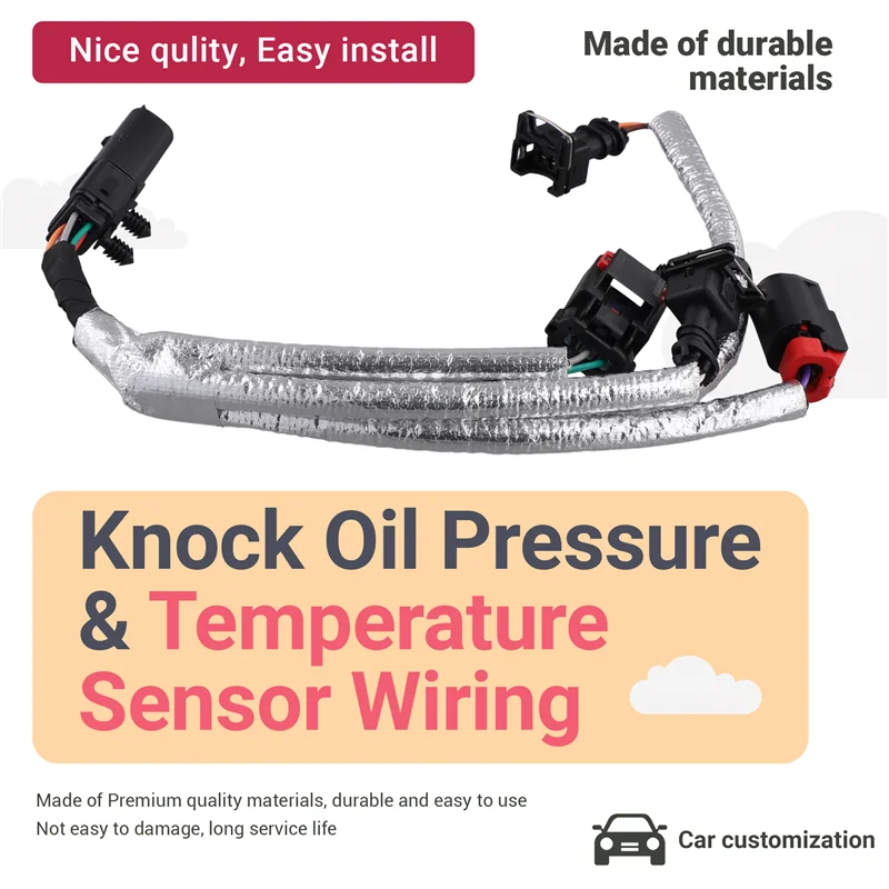 

Knock Oil Pressure & Temperature Sensor Wiring For Jeep Dodge Chrysler 5148105AH-AU62
