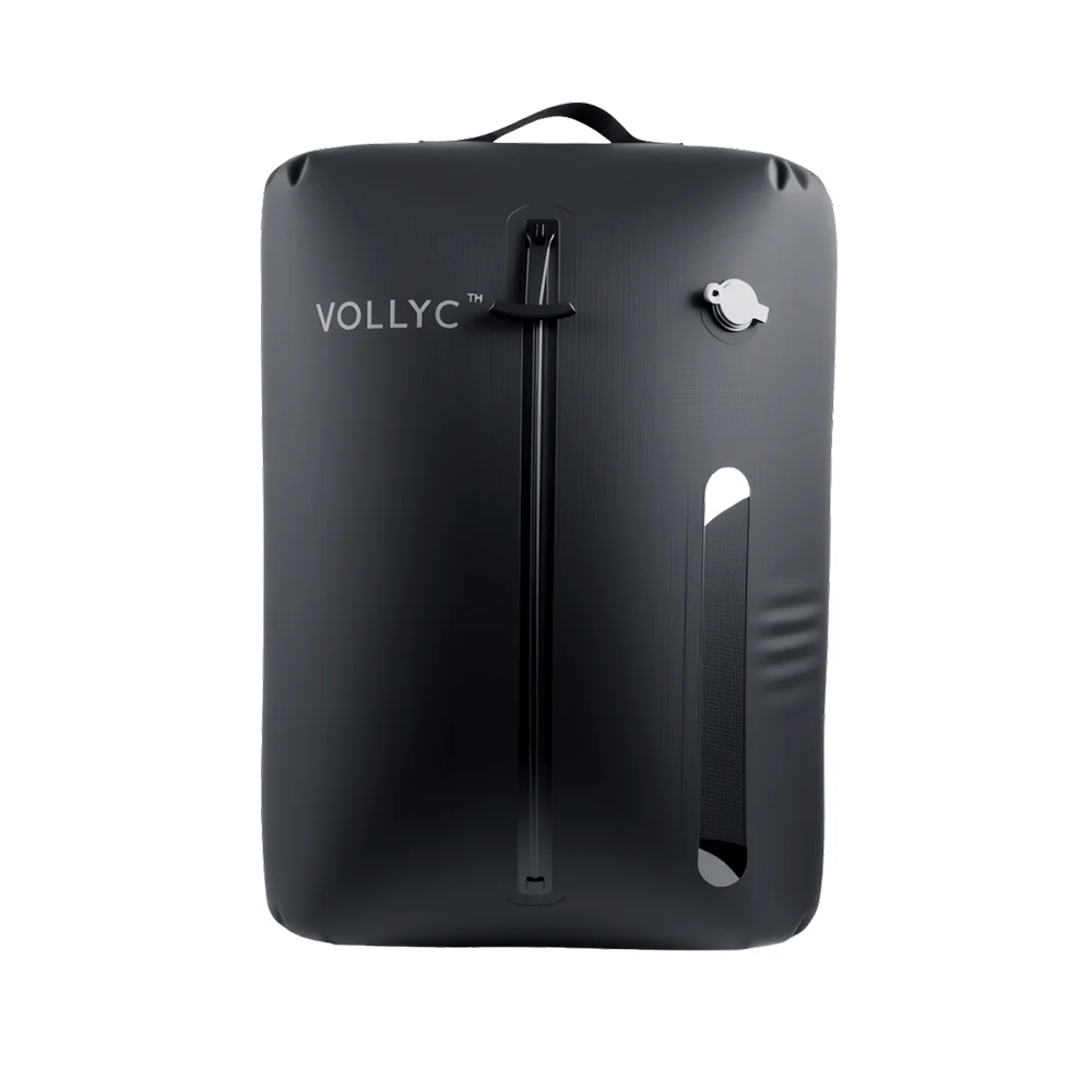 FLEXTAIL X VOLLYC EZYBAG – vacuümopbergzak van 18-55 liter, herbruikbare opbergzak voor kleding, reistas met compressiefunctie.