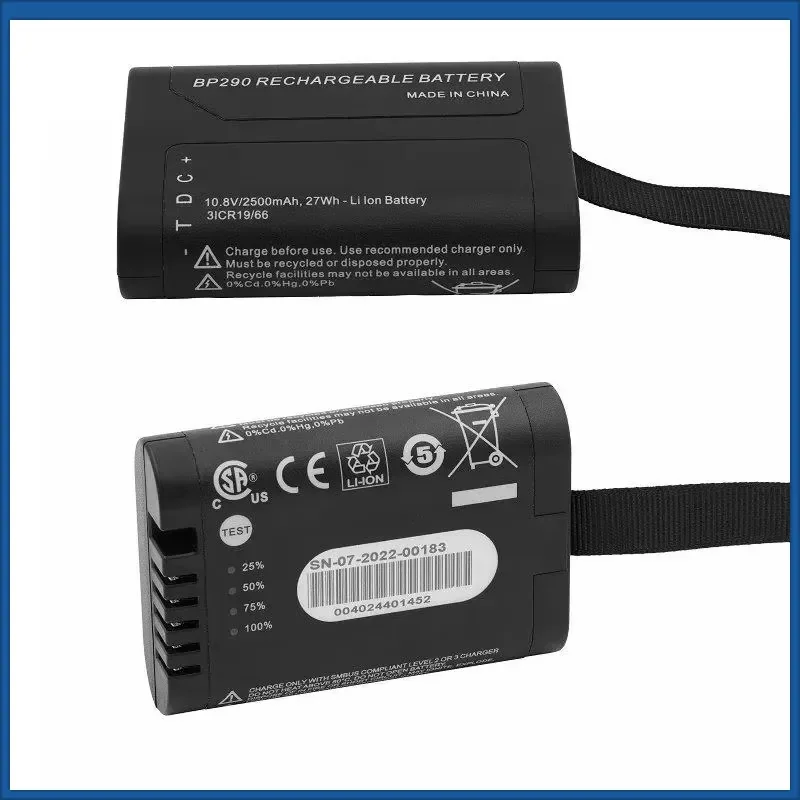 BP290 XW-EX001 10.8V 2500mAh Test Equipment Battery for Fluke 190 Series III 1902 434 II Battery
