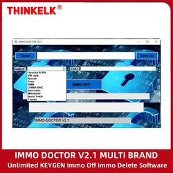 2023 IMMO DOCTOR V2.1 MULTI BRAND With Unlimited KEYGEN Immo Off Immo Delete Software for ME17 MH72 MH83 MH82 MEG17 MED17 EDC17