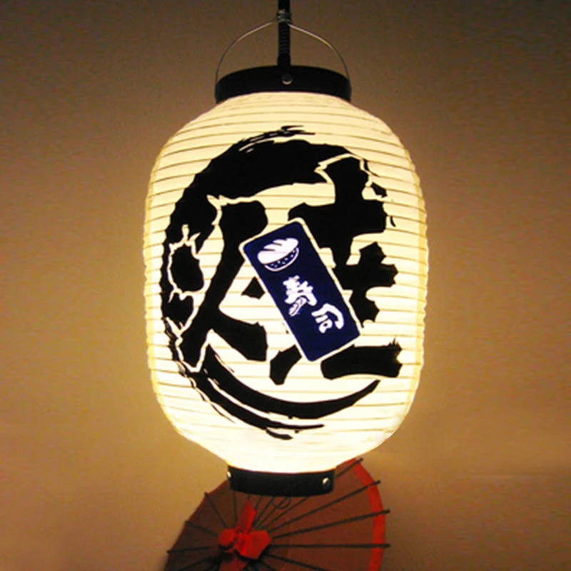 Wasserdichte Laterne Sushi Sashimi Küche Restaurant Izakaya Dekor hängende Laterne Neujahrs party im japanischen Stil im Freien – Detail 13