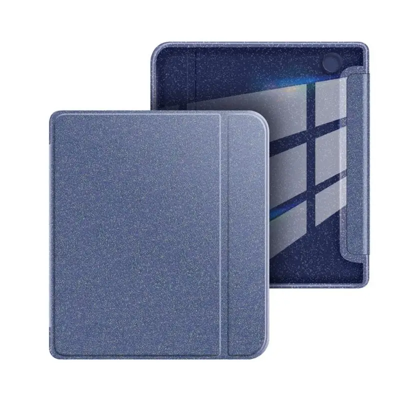 Y1UB Shimmering Acrylic TPU Shell For 7Inch E Reader Auto Sleep Wake Design Tablets Cover